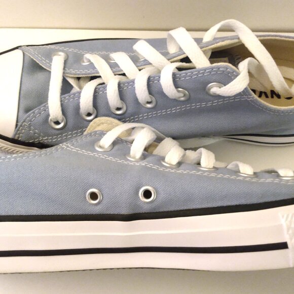 New Converse Chuck Taylor Blue Low Top All Star Out of the Blue M8-W10 - Picture 4 of 14